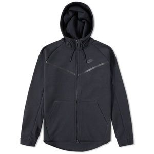 Brand New Nike Tech Fleece Windrunner - M, black